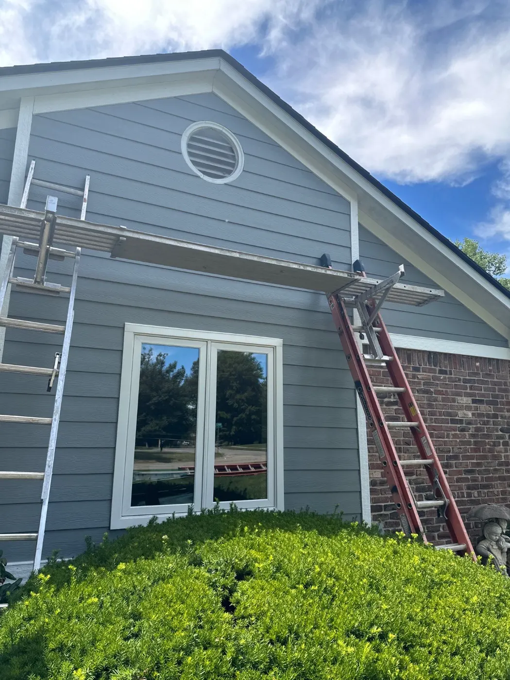 Tarping and dry-in on a Spyglass Falls commercial roof